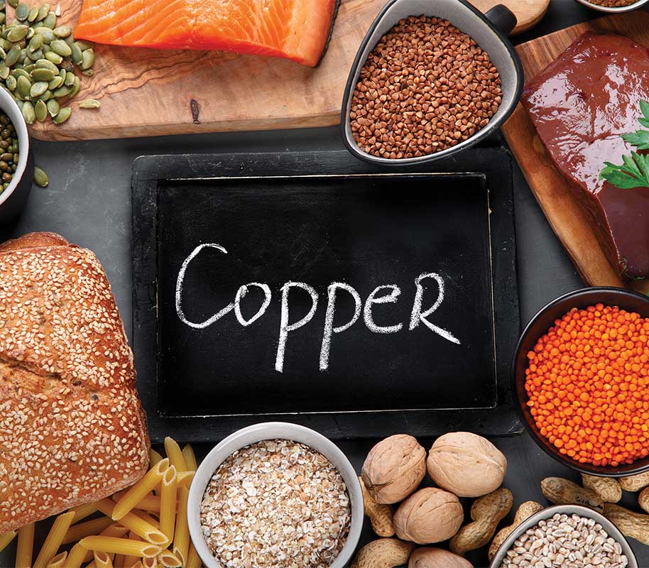 Natural sources of copper